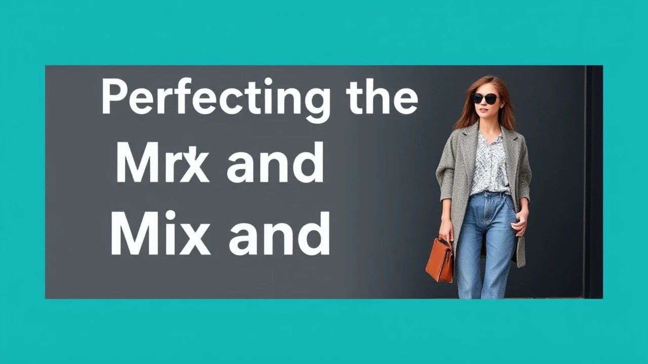 Perfecting the Art of Mix and Match in Fashion: Tips to Elevate Your Style