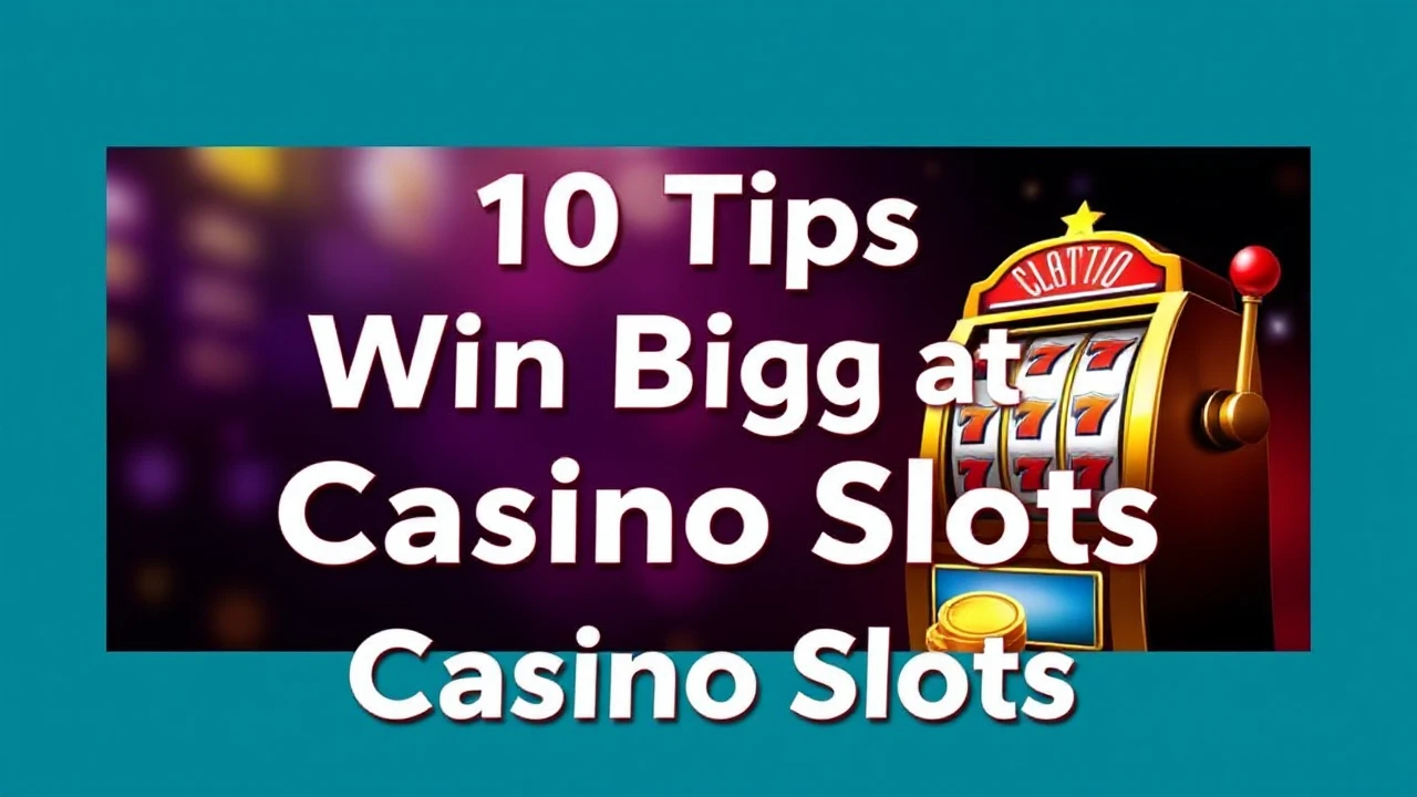 Top 10 Tips to Win Big at Casino Slots