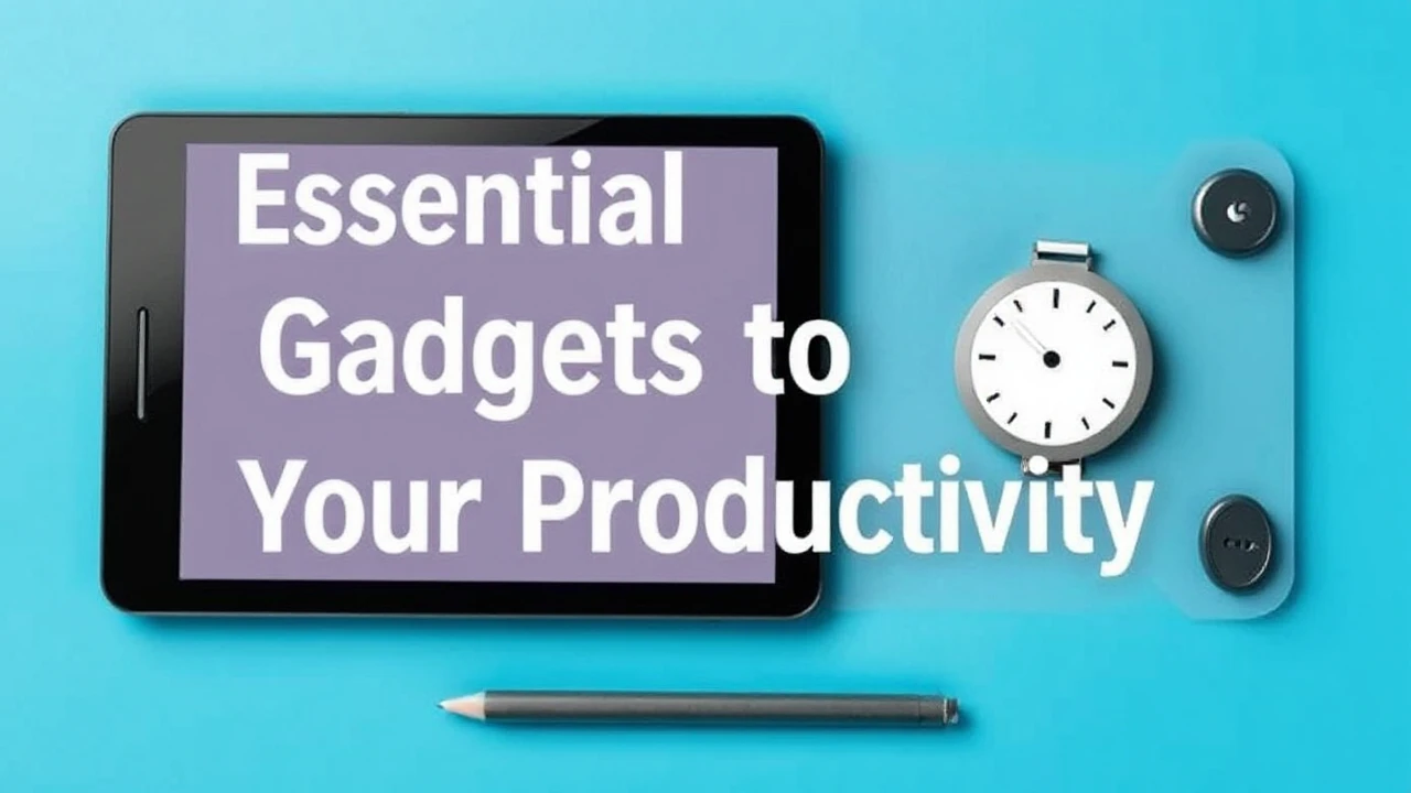 Essential Gadgets to Supercharge Your Productivity