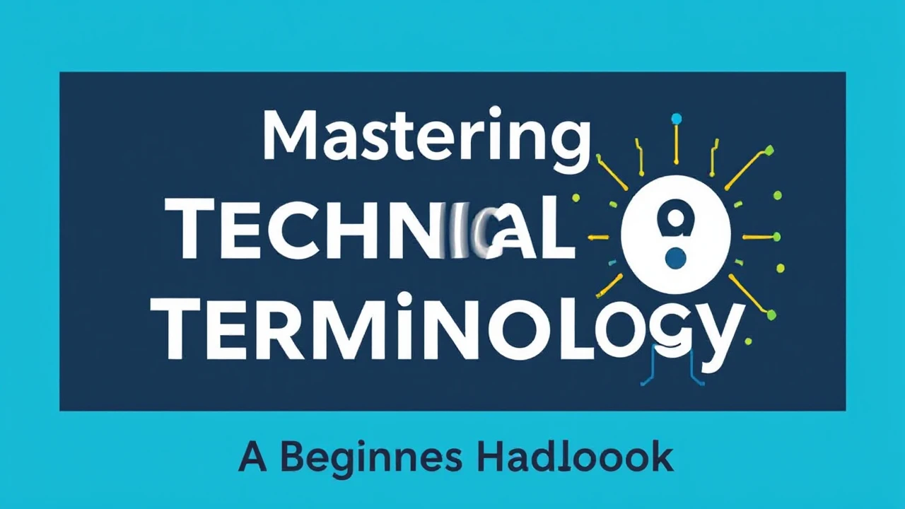 Mastering Technical Terminology: A Beginner's Handbook