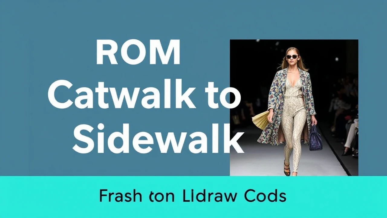 From Catwalk to Sidewalk: Fashion Forward Tips
