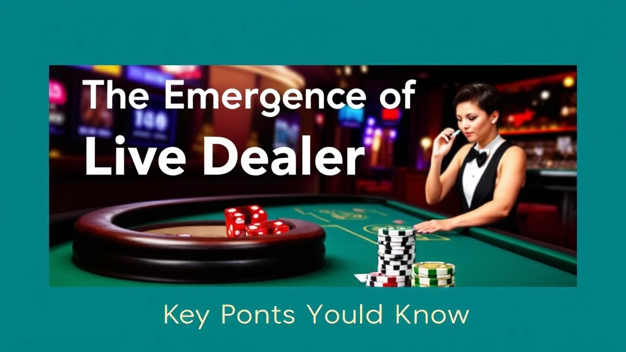 The Emergence of Live Dealer Online Casino Games: Key Points You Should Know
