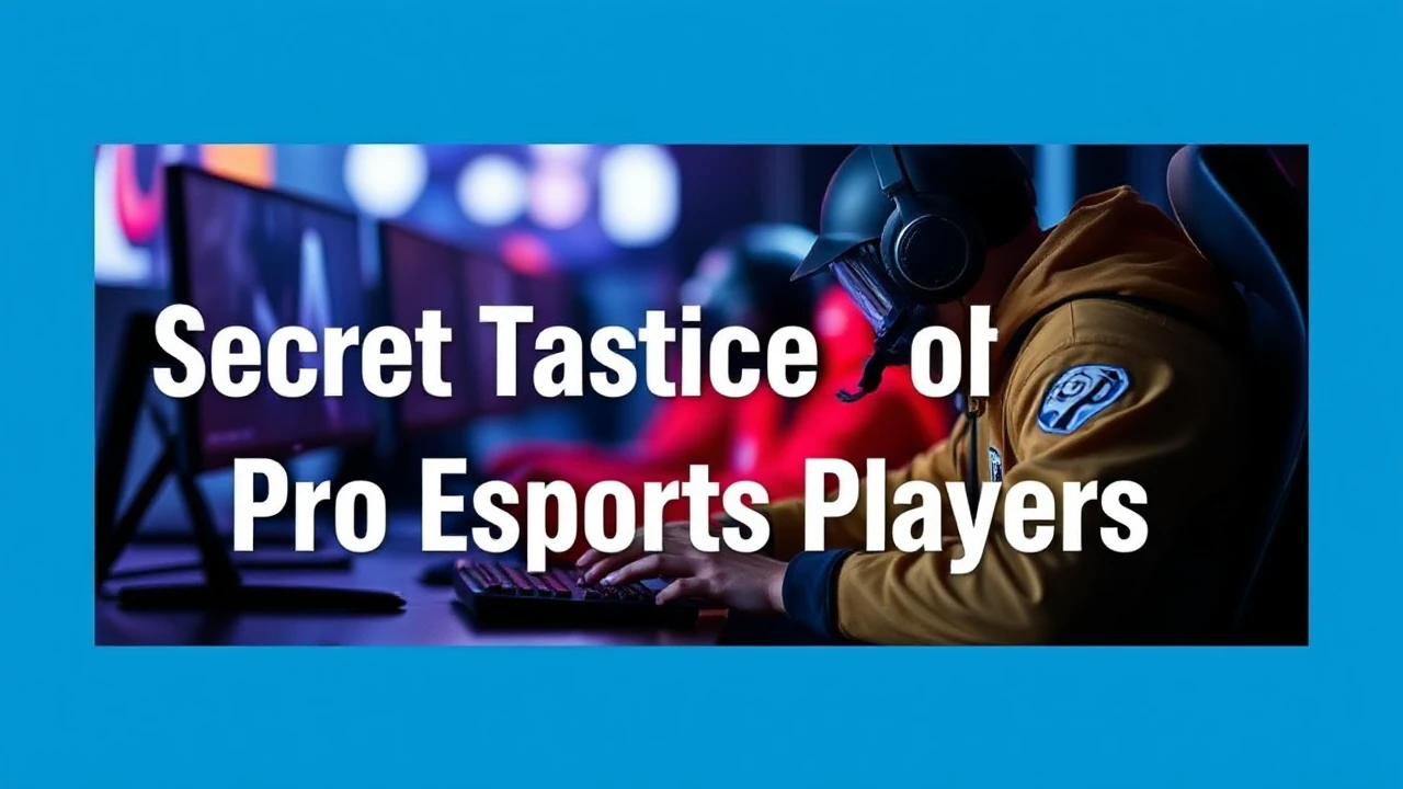 Revealing the Secret Tactics of Pro Esports Players