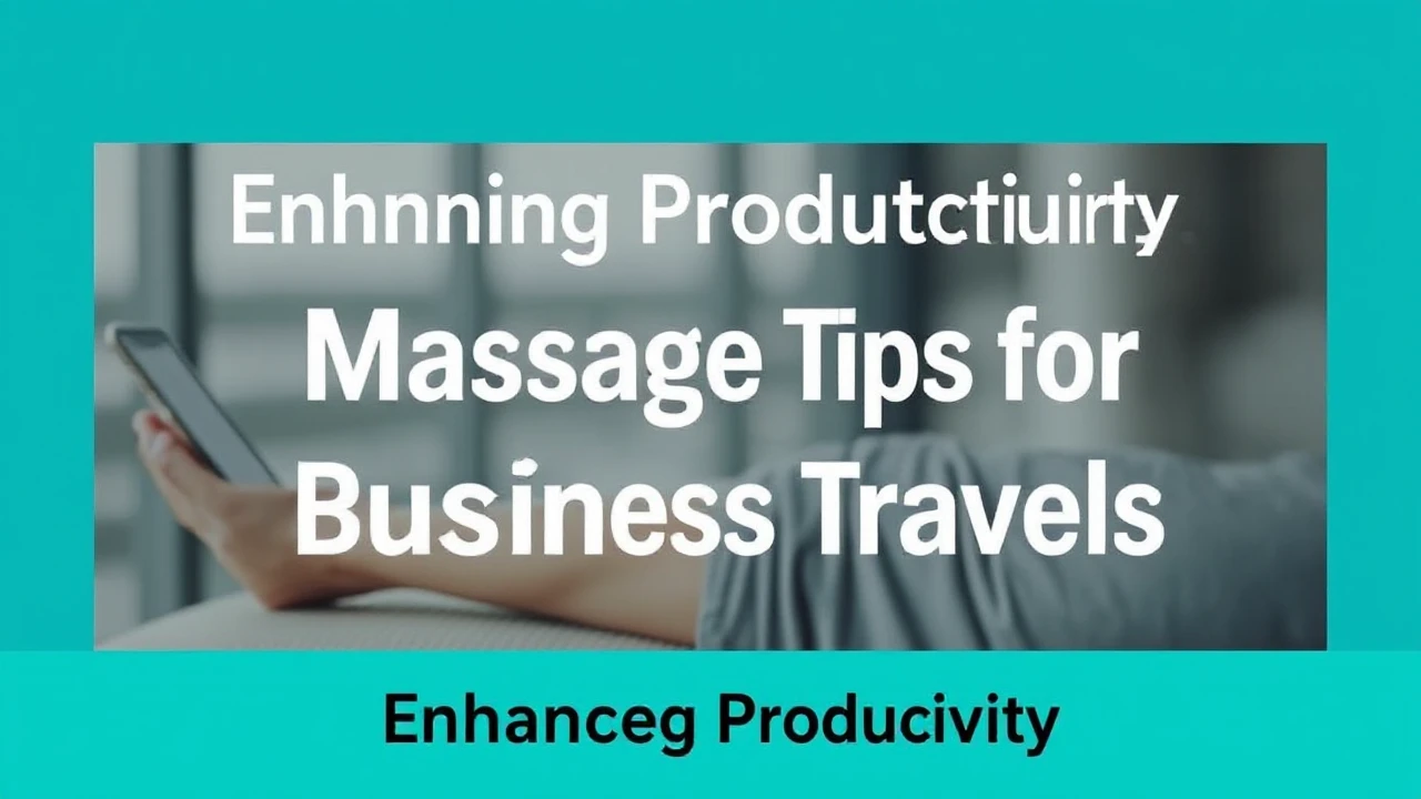 Enhancing Productivity: Massage Tips for Business Travelers