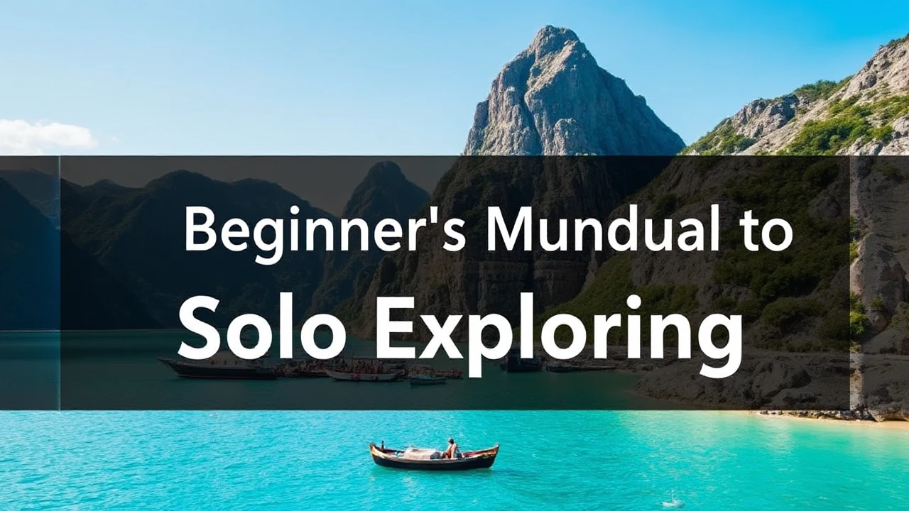 A Comprehensive Beginner's Manual to Solo Exploring