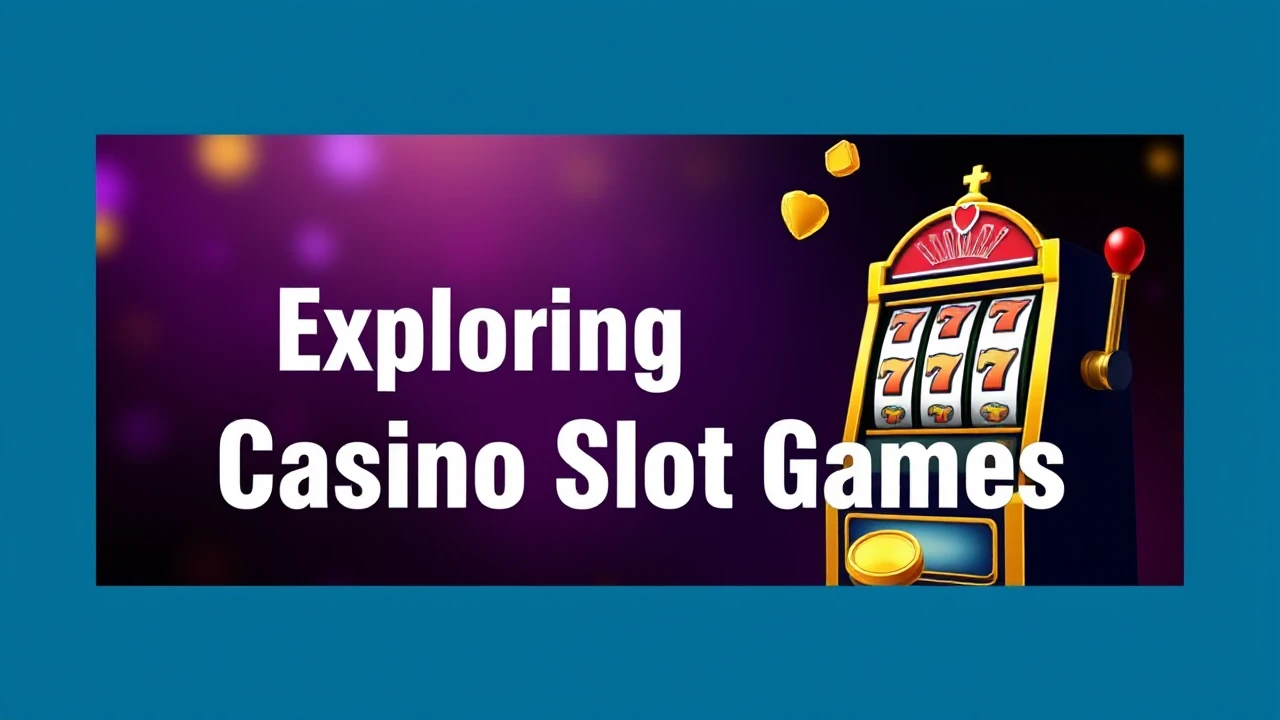 A Beginner's Guide to Exploring Casino Slot Games