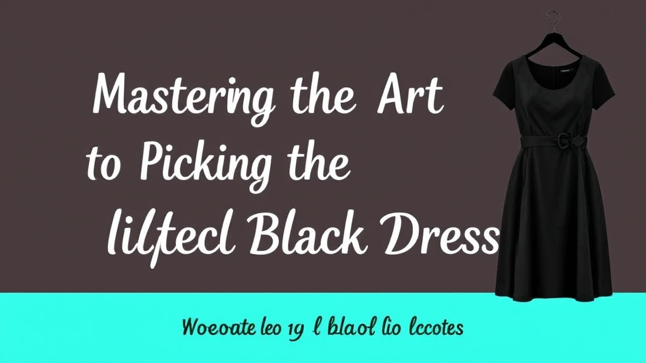 Mastering the Art of Picking the Perfect Little Black Dress