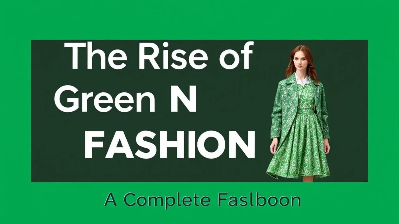 The Rise of Green Fashion: A Complete Handbook