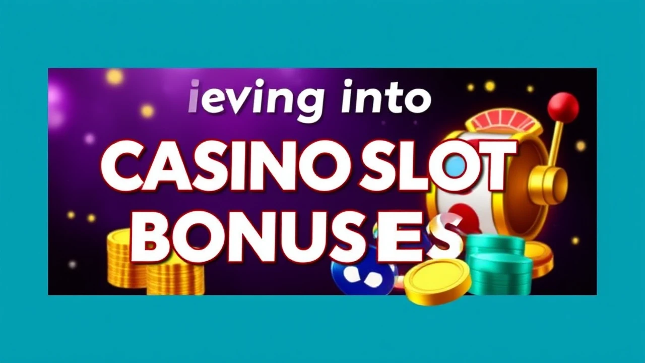Delving into Casino Slot Bonuses: A Guide for Enthusiasts