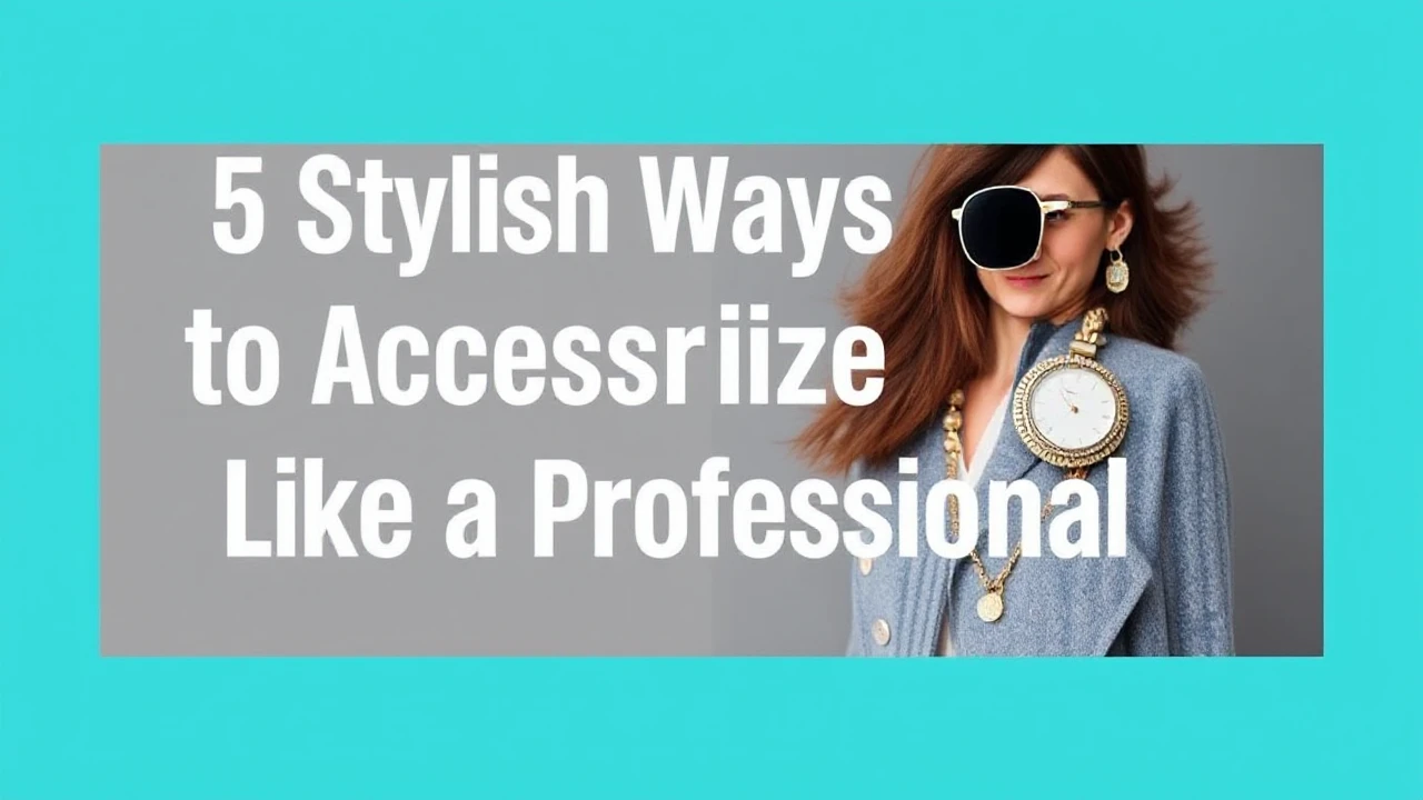5 Stylish Ways to Accessorize Your Outfit Like a Professional