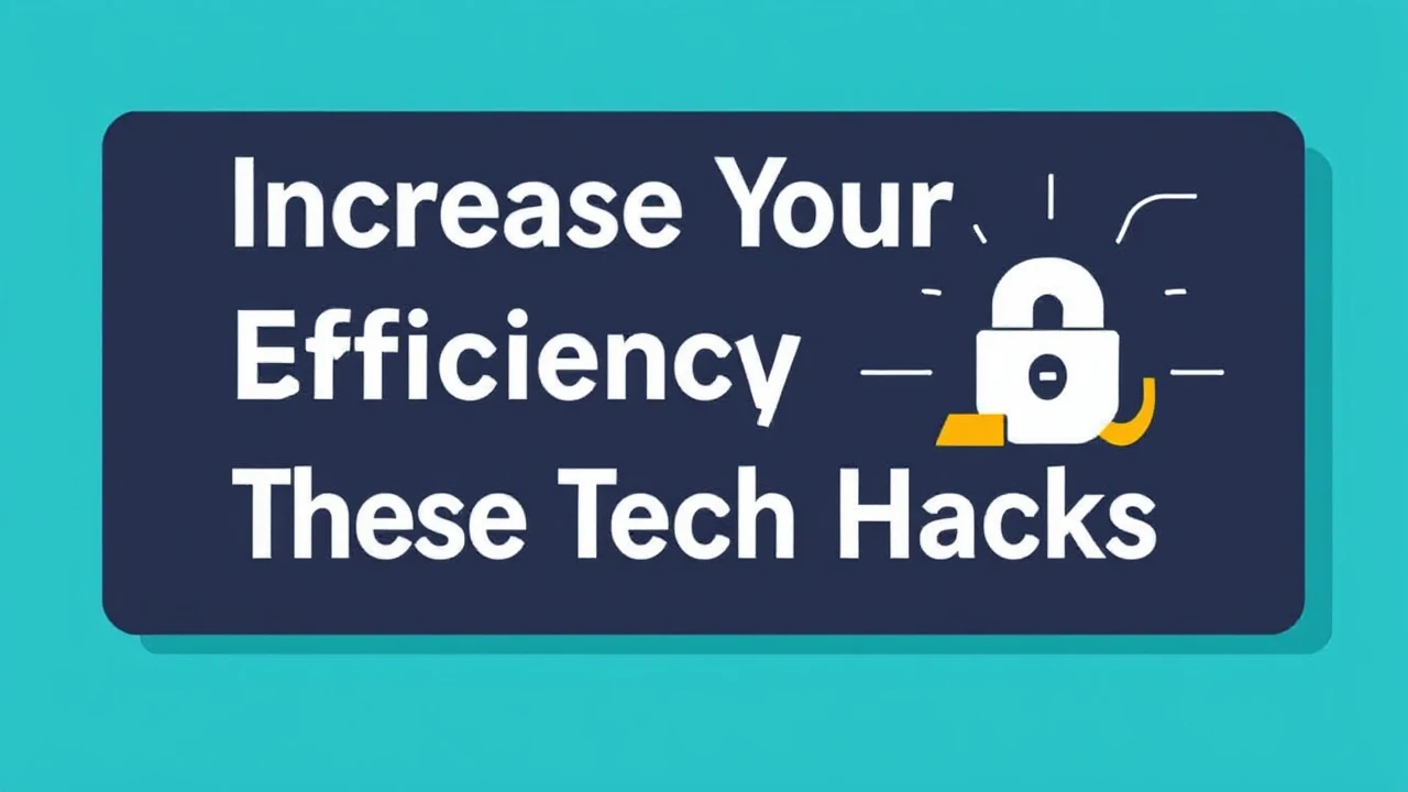 Increase Your Efficiency with These 10 Tech Hacks