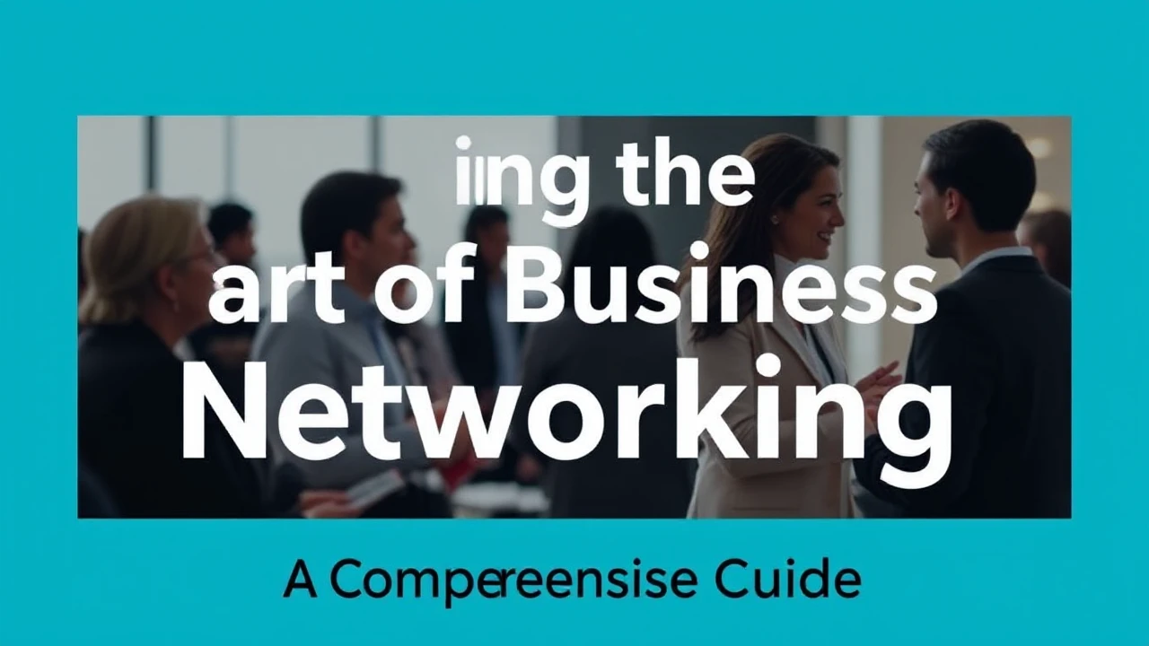 Perfecting the Art of Business Networking: A Comprehensive Guide
