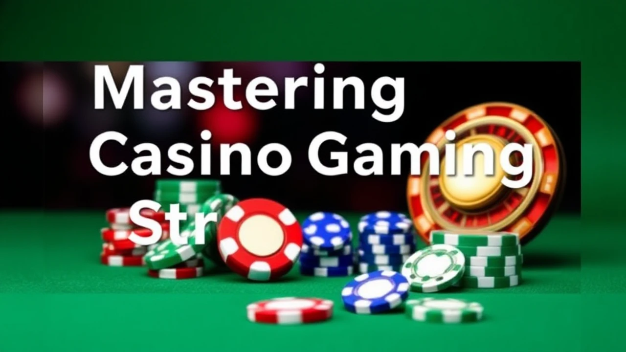 Mastering Casino Gaming Strategies: A Comprehensive Guide for Players