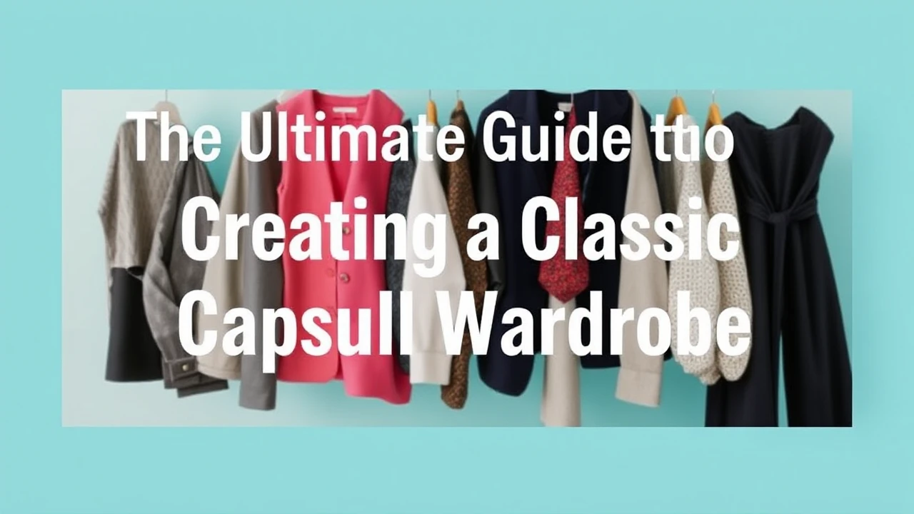 The Ultimate Guide to Creating a Classic Capsule Wardrobe