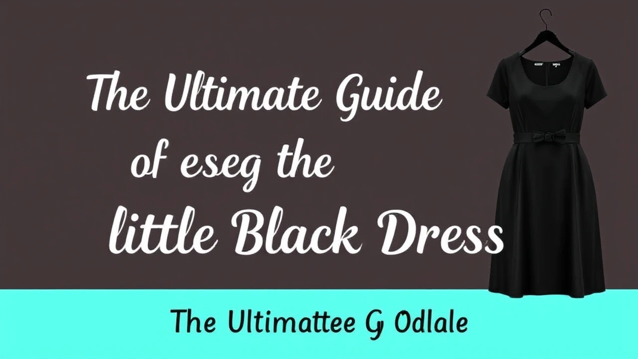 The Ultimate Guide of Choosing the Ultimate Little Black Dress