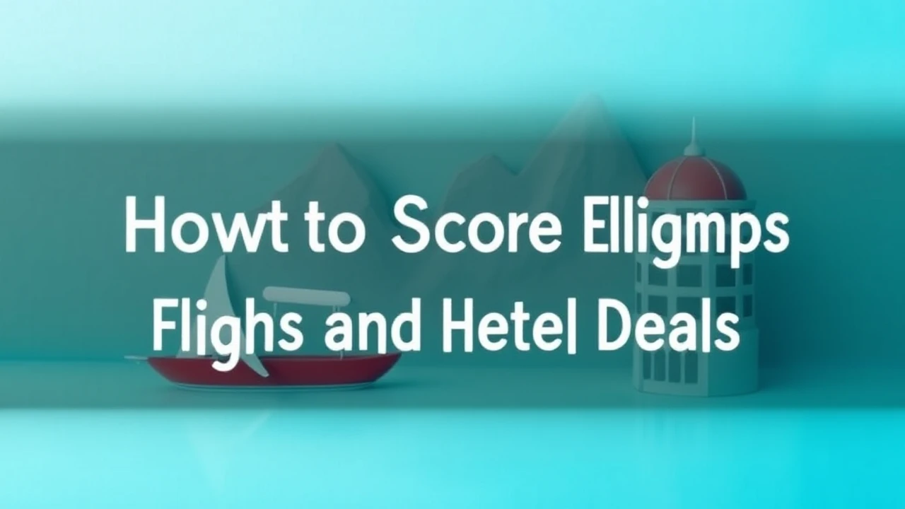 Smart Travel Tips: How to Score Cheap Flights and Hotel Deals