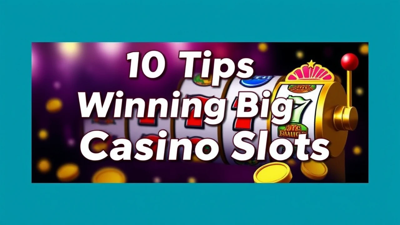 Effective 10 Tips for Winning Big at Casino Slots