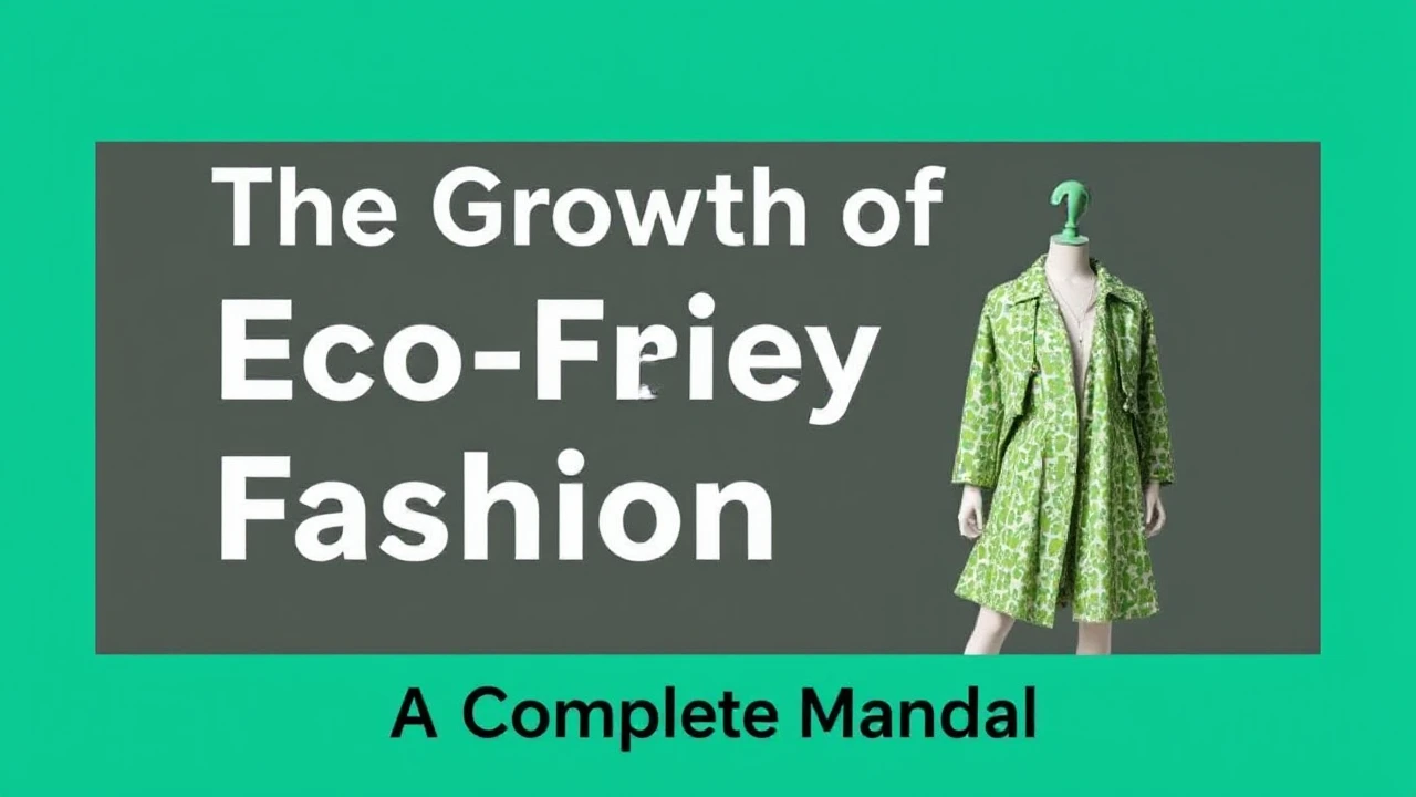 The Growth of Eco-Friendly Fashion: A Complete Manual