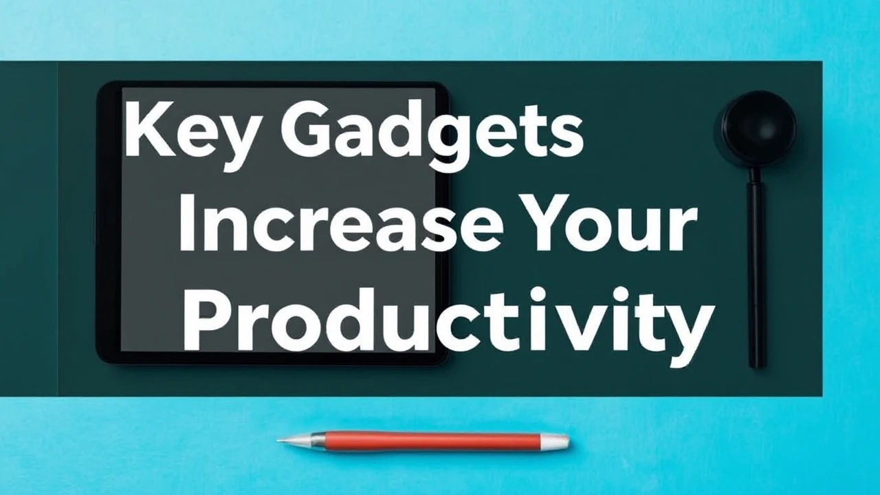 Key Gadgets to Increase Your Productivity