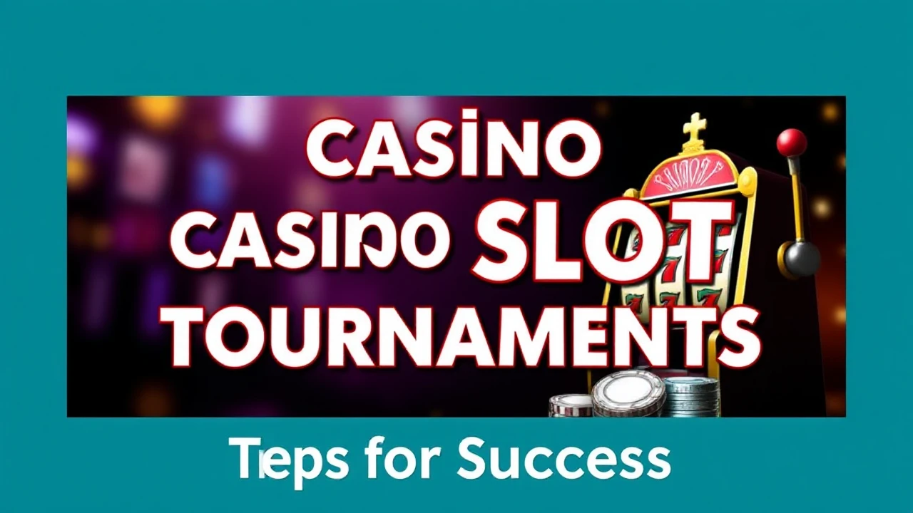 Casino Slot Tournaments: Tips for Success