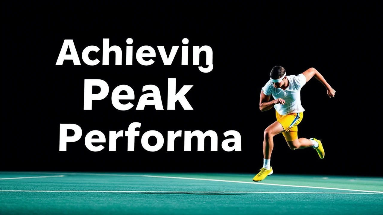 Achieving Peak Performance: Expert Tips from Pro Athletes