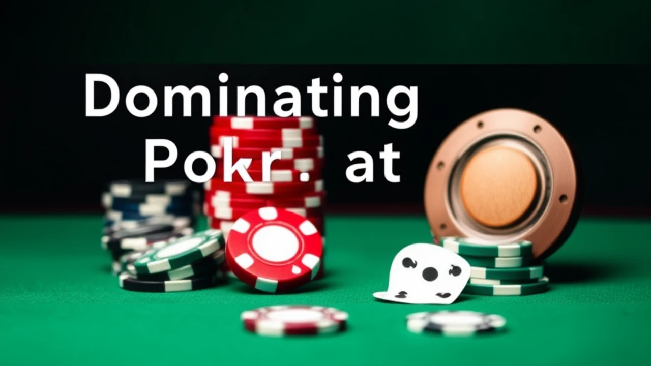 Dominating Poker at the Casino: Your Ultimate Handbook