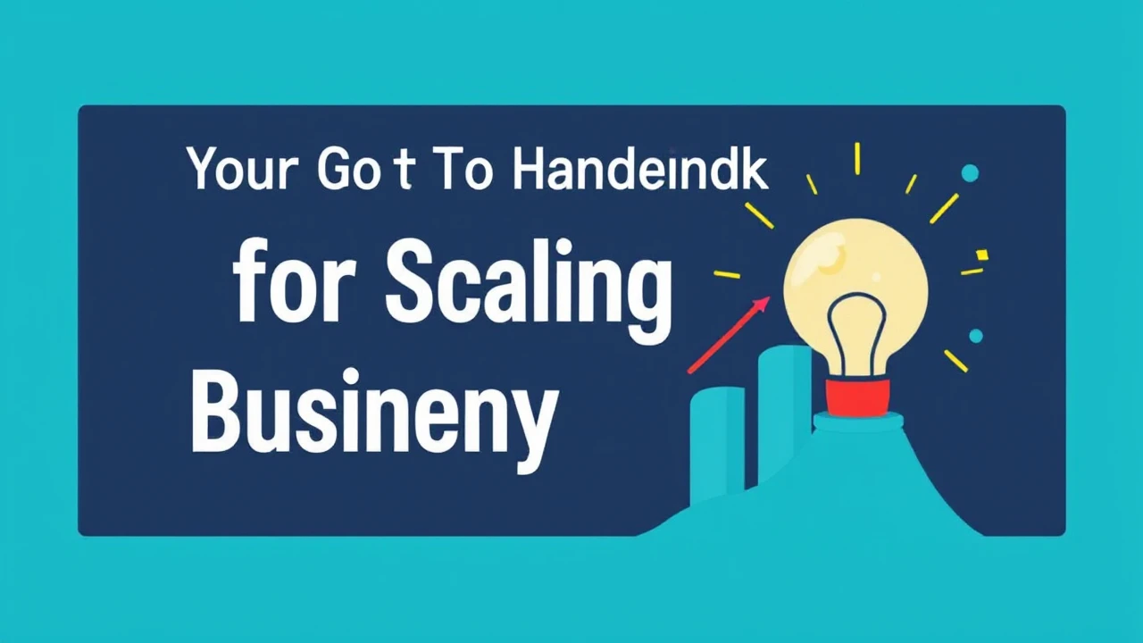 Your Go-To Handbook for Scaling Your Company Efficiently