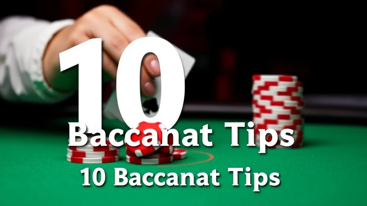 10 Baccarat Tips - Simple Guidelines To Winning