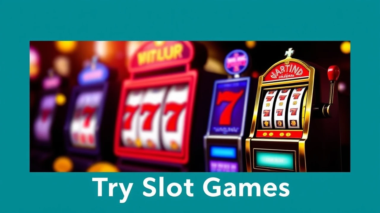 Try Your Luck In Slot Games