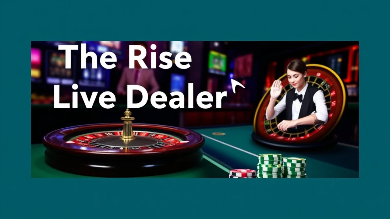 The Rise of Live Dealer Online Casino Gambling Games