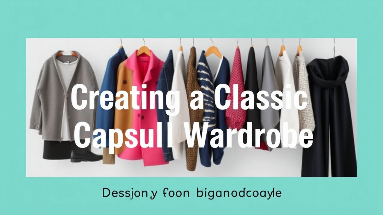 A Comprehensive Manual to Creating a Classic Capsule Wardrobe