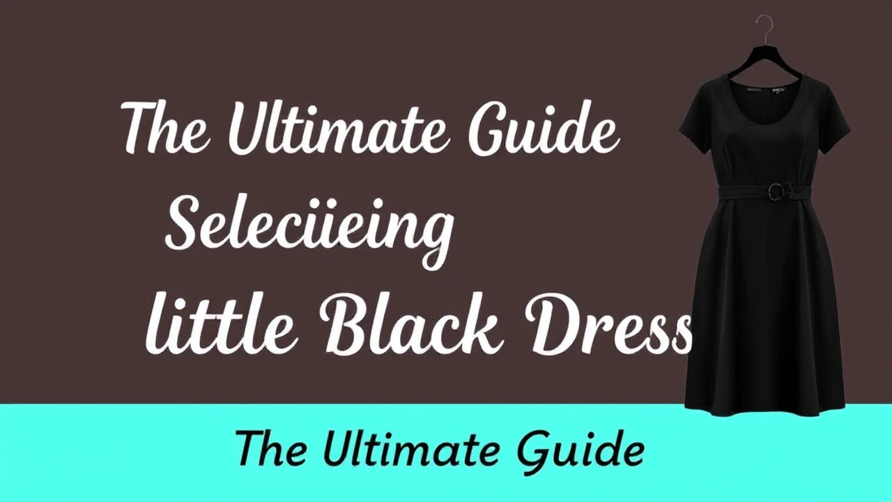 The Ultimate Guide of Selecting the Ultimate Little Black Dress