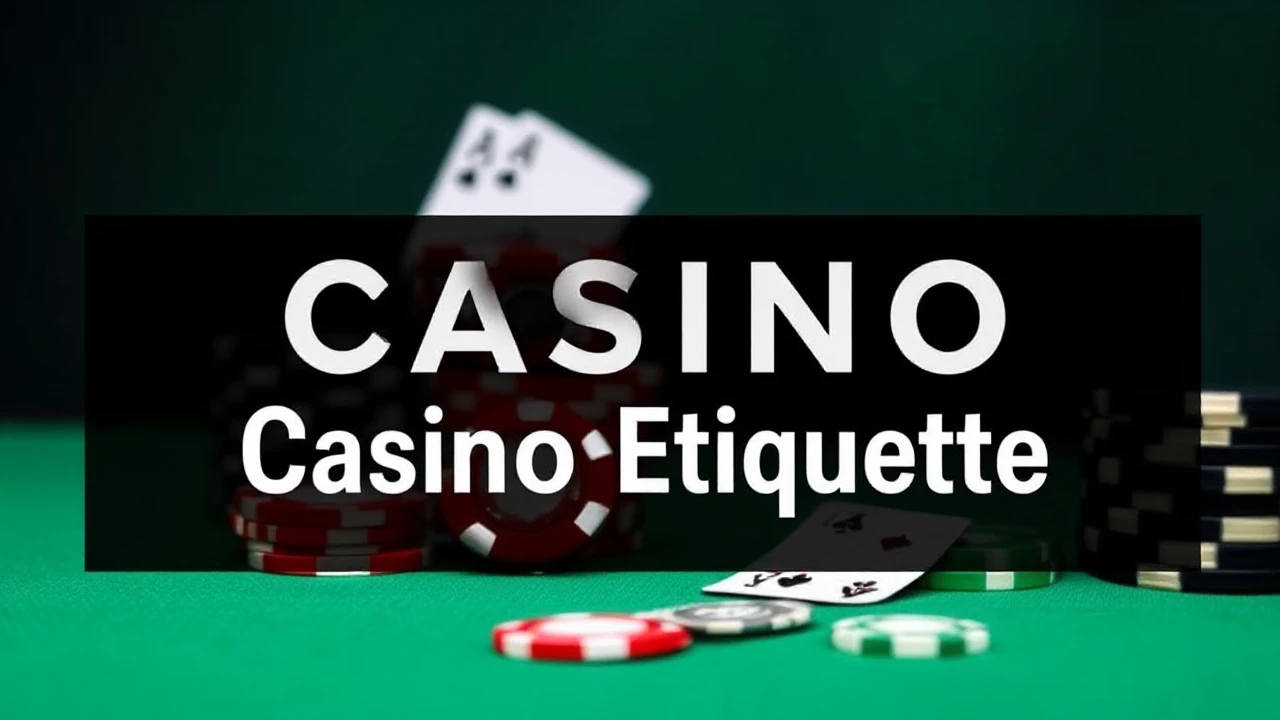 A Comprehensive Handbook to Casino Etiquette: Essential Do's and Don'ts