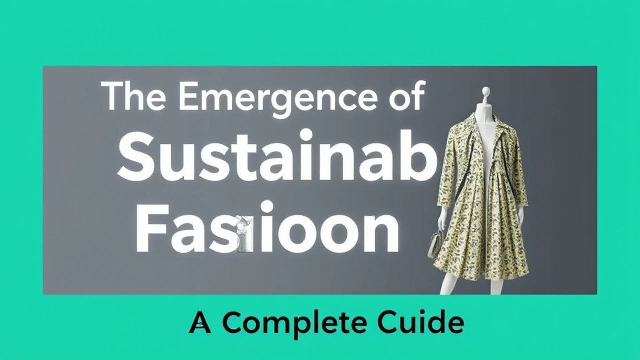 The Emergence of Sustainable Fashion: A Complete Guide