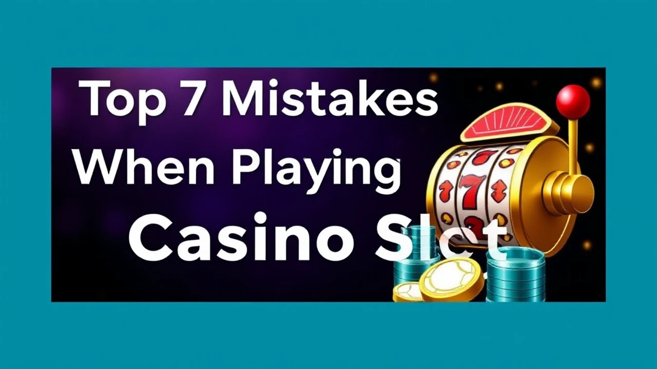 Top 7 Mistakes When Playing Casino Slots