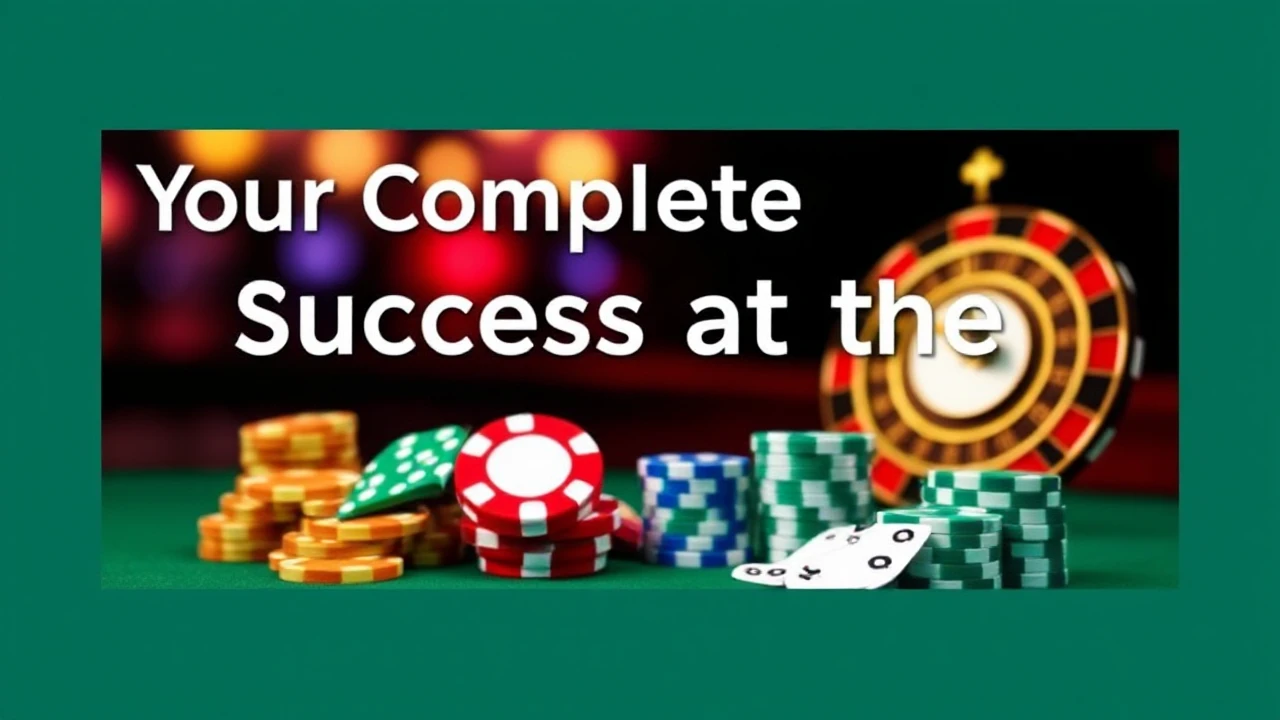Your Complete Handbook to Success at the Casino