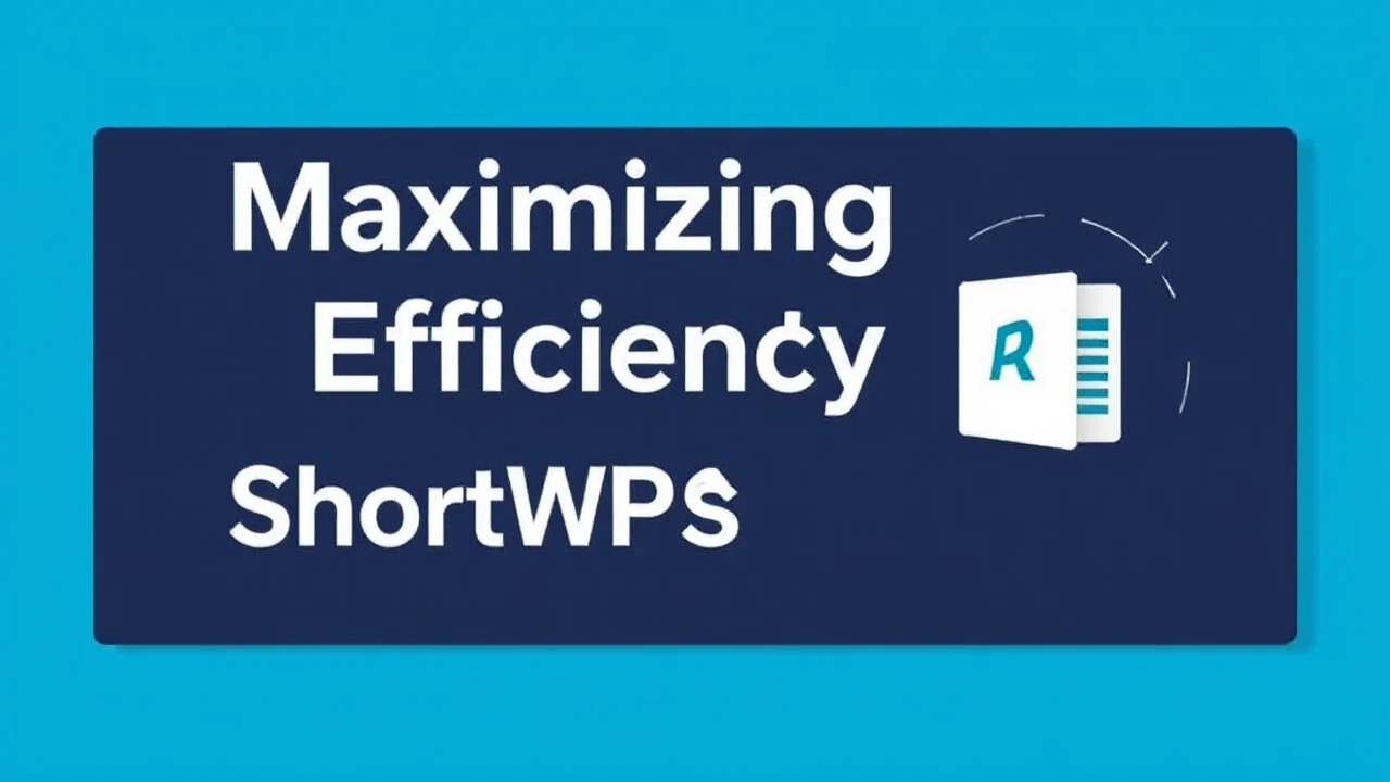 Maximizing Efficiency: Shortcuts in WPS Office