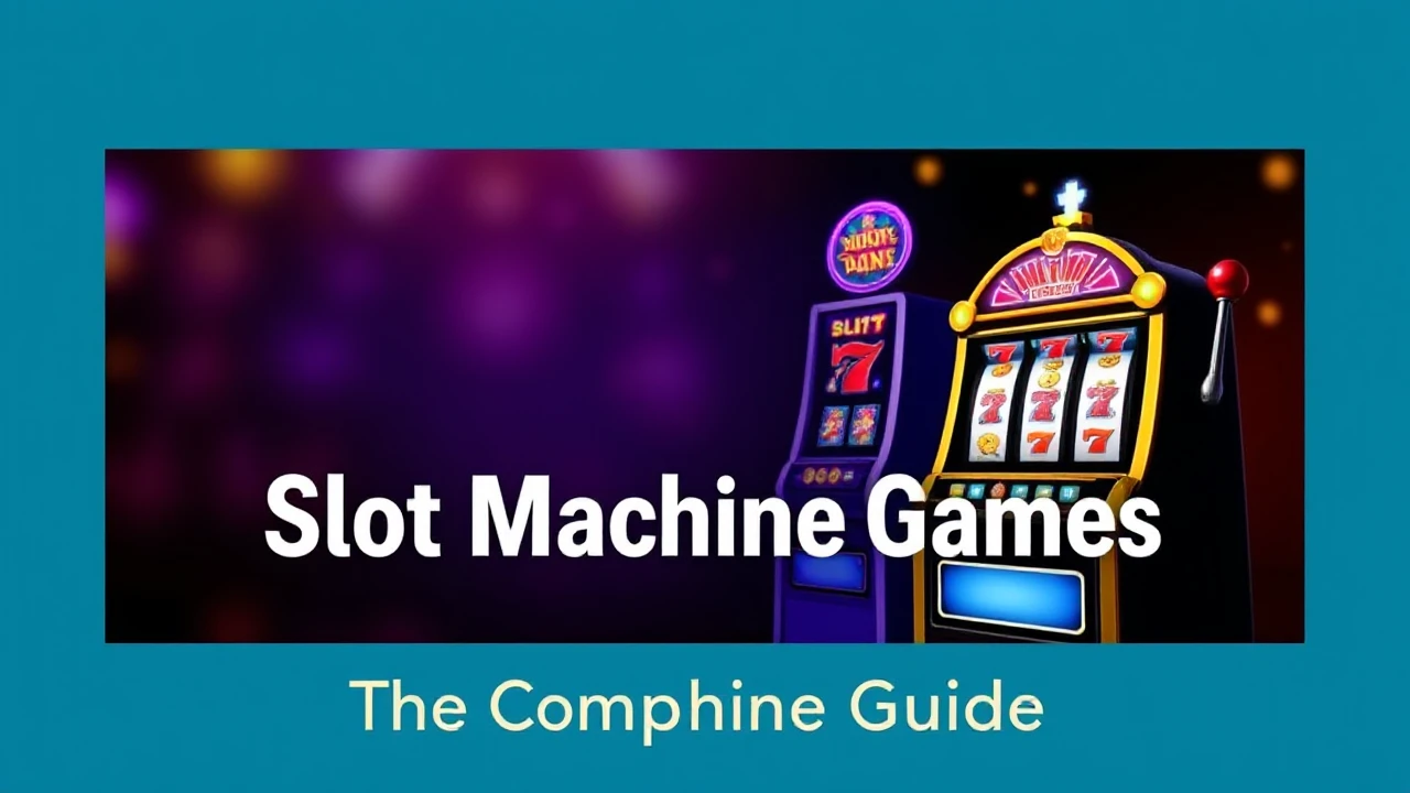 The Complete Guide to Enjoying Slot Machine Games