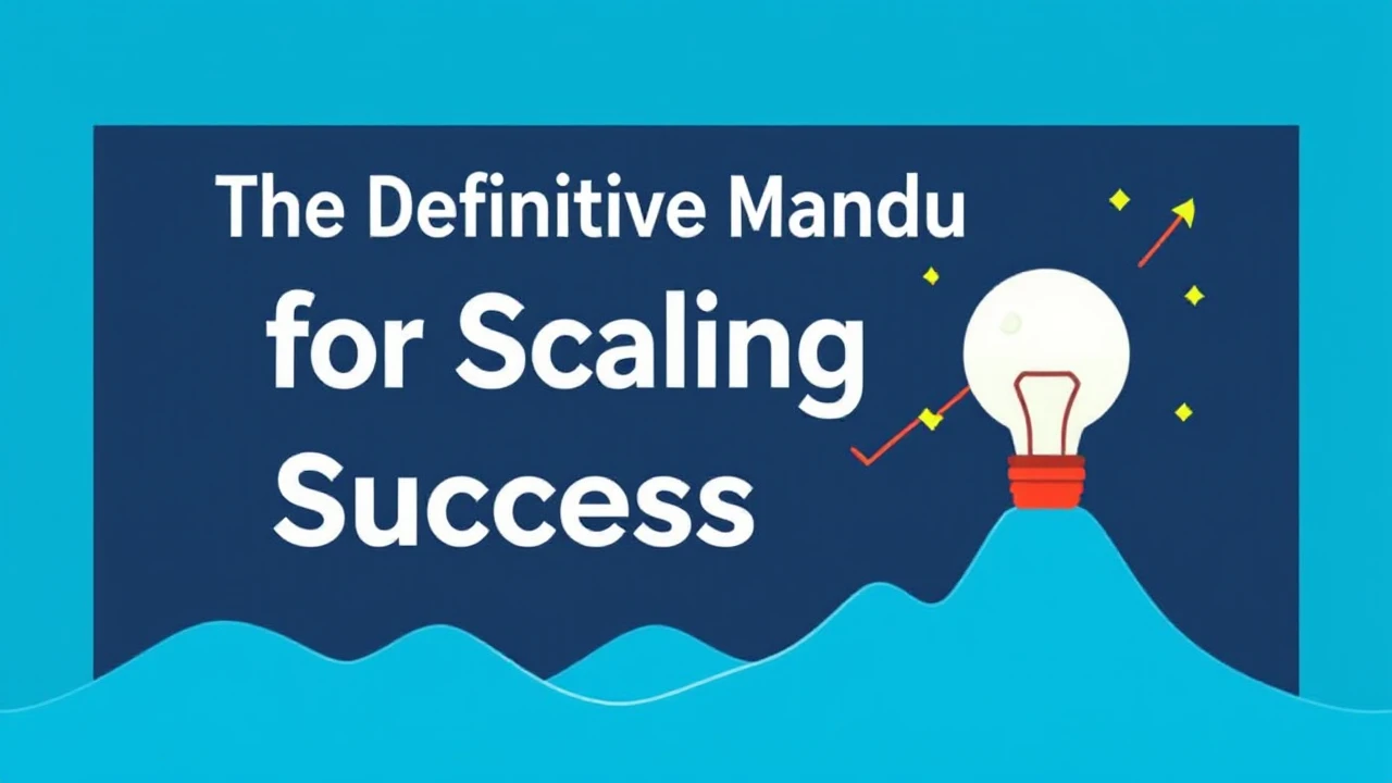The Definitive Manual for Scaling Your Company Successfully