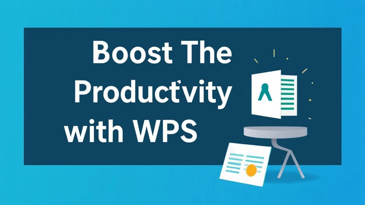 Boost The Productivity with WPS Office