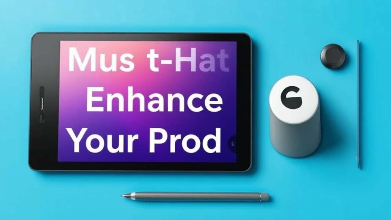 Must-Have Gadgets to Enhance Your Productivity