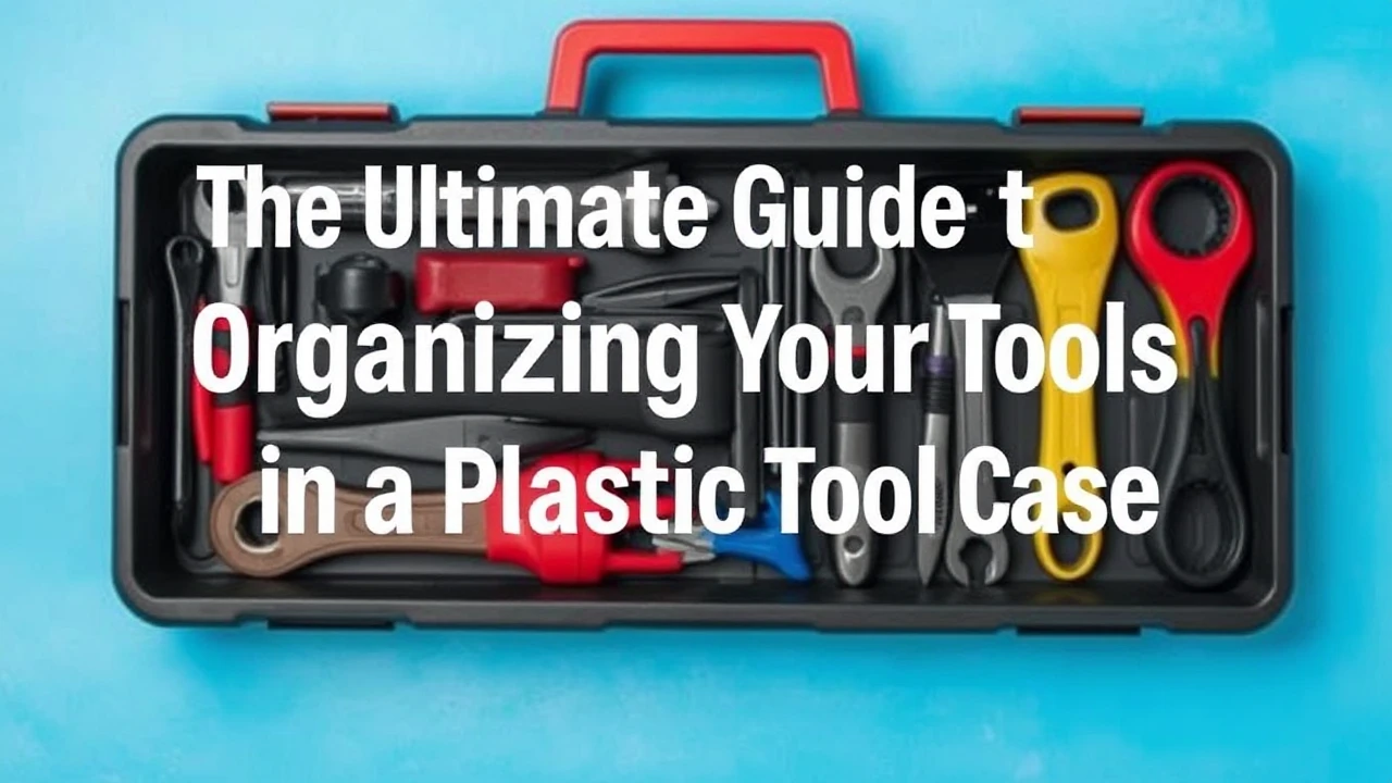 The Ultimate Guide to Organizing Your Tools in a Plastic Tool Case