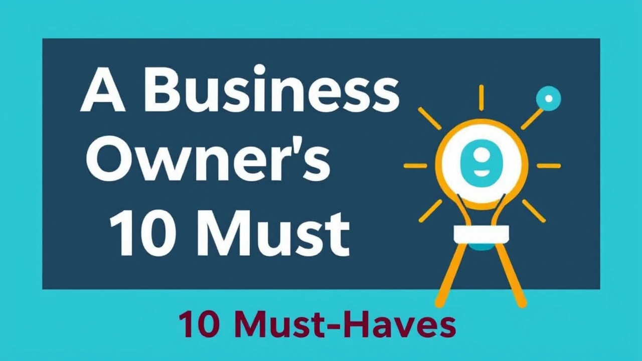 A Business Owner's Guide to Essential Tools: 10 Must-Haves