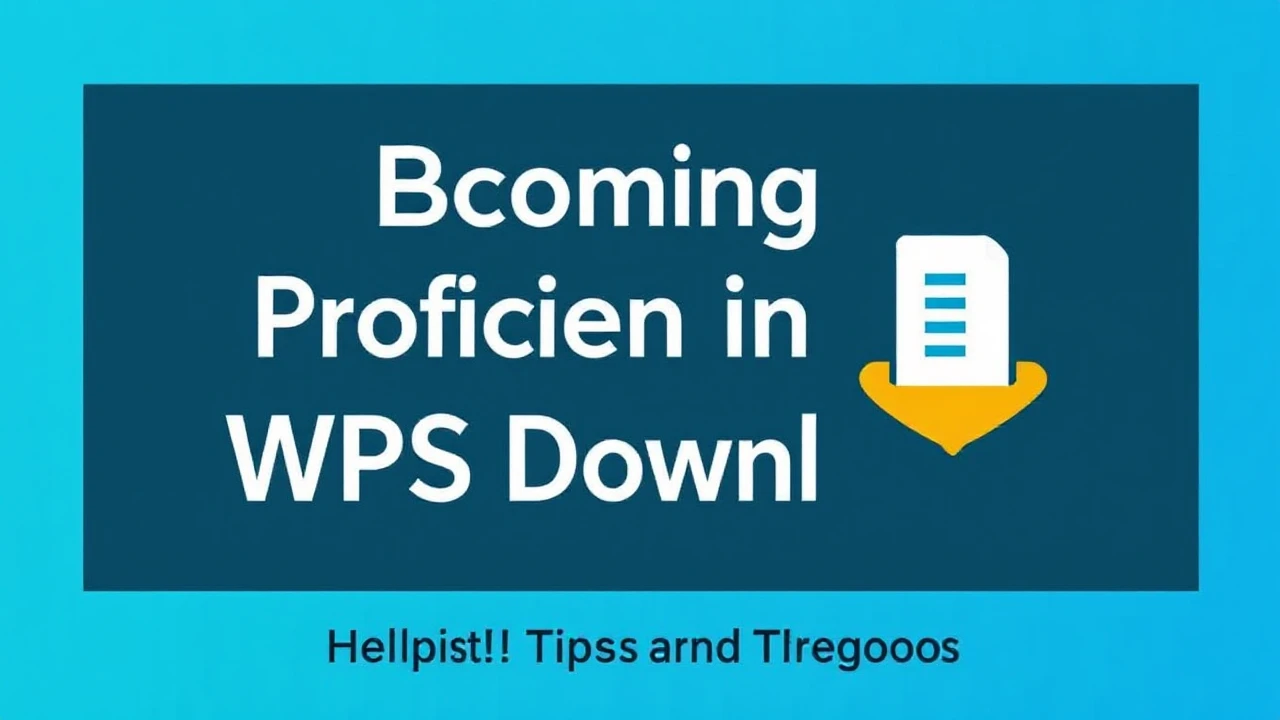 Becoming Proficient in WPS Download: Helpful Tips and Tricks for Beginners