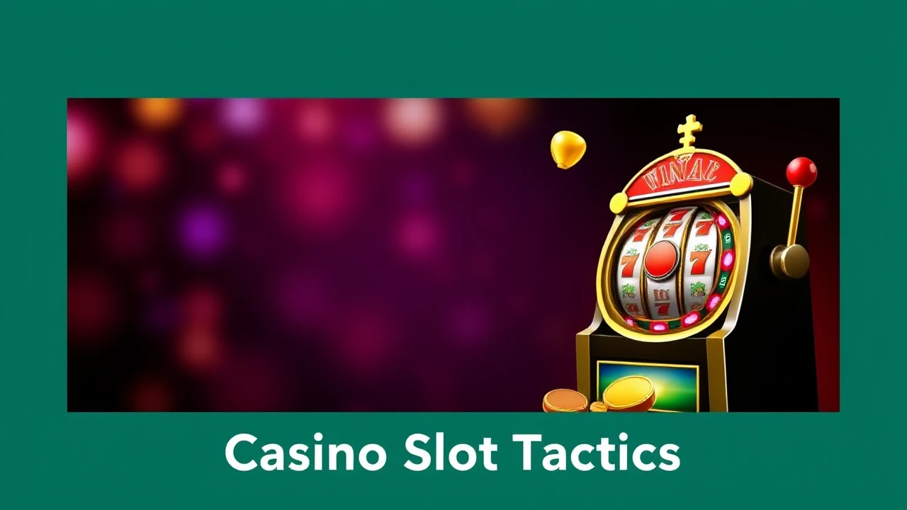Becoming Proficient in the Art of Spinning: Casino Slot Tactics