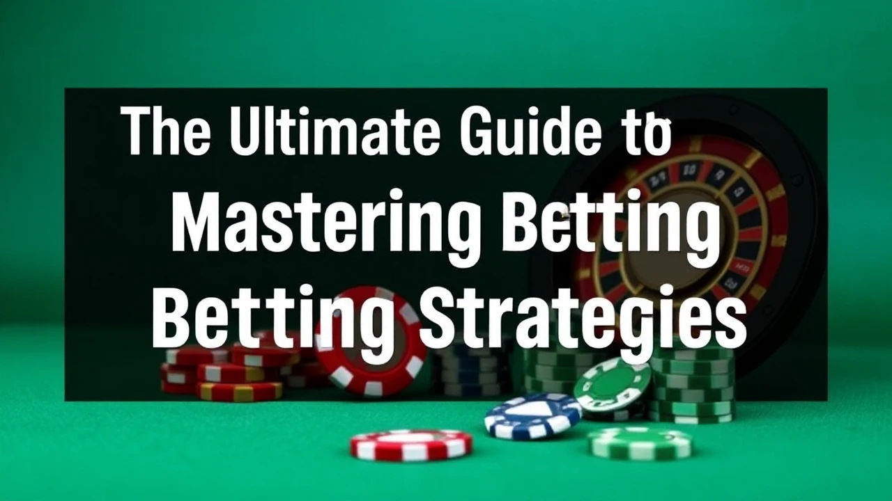 The Ultimate Guide to Mastering Casino Betting Strategies