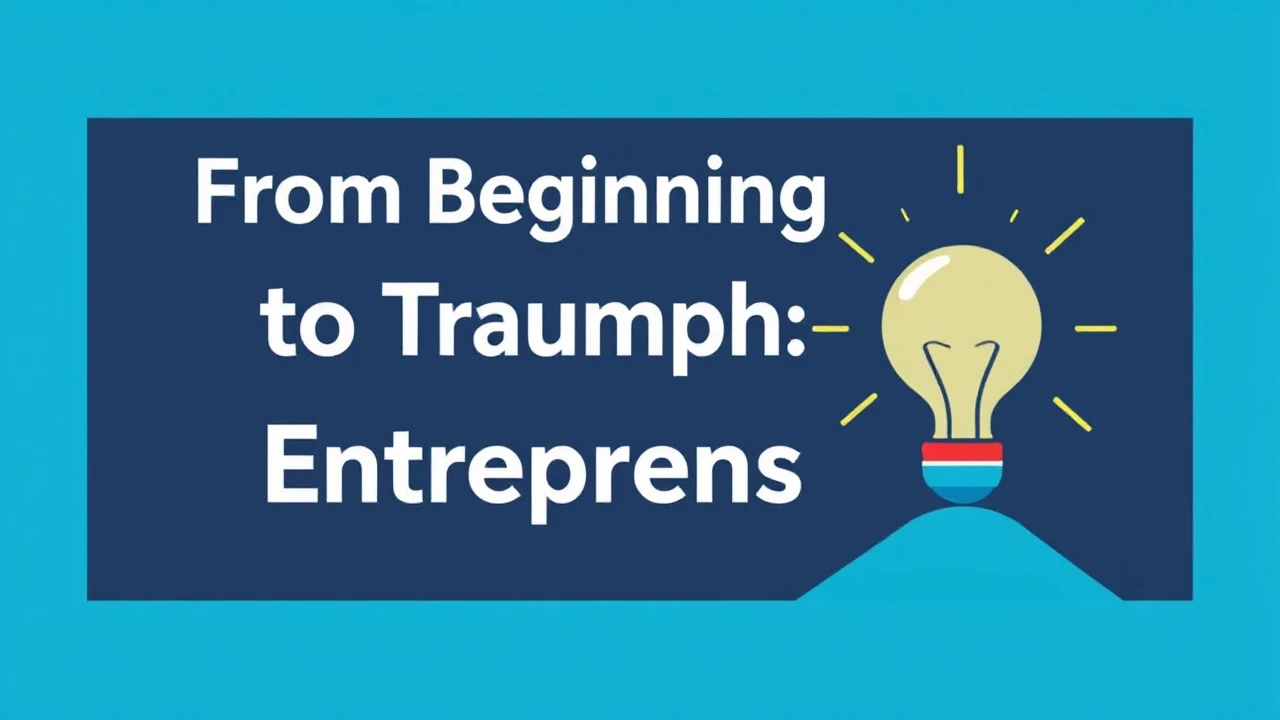 From Beginning to Triumph: Essential Advice for Entrepreneurs