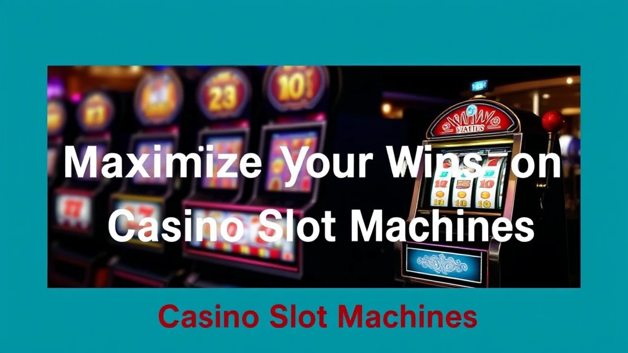 7 Ways to Maximize Your Wins on Casino Slot Machines