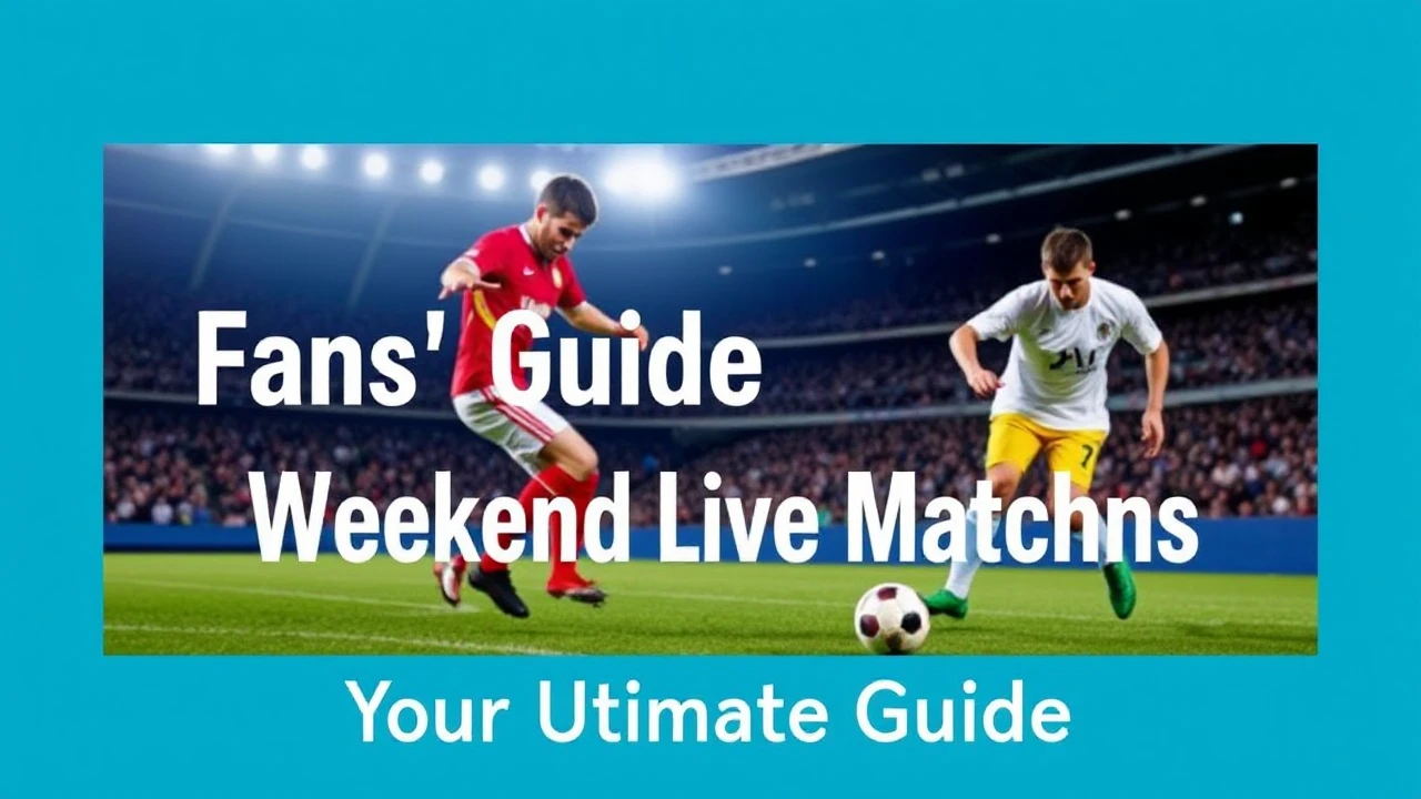 Football Fans’ Guide to Weekend Live Matches