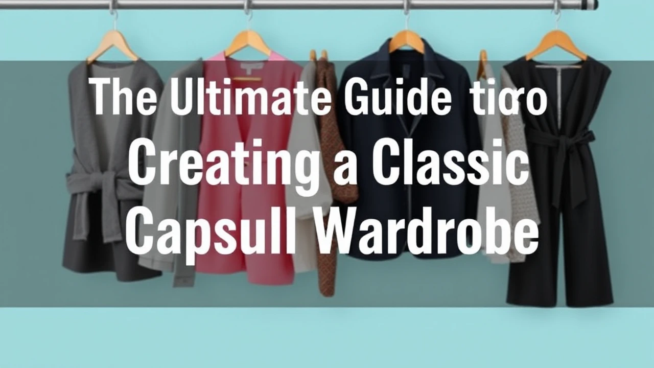 The Ultimate Guide to Creating a Classic Capsule Wardrobe